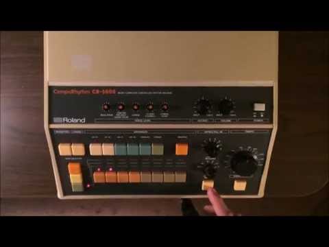 Youtube: Roland CR-5000 CompuRhythm drum machine
