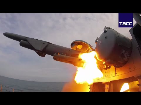 Youtube: RFS Moskva - Launch of the P-1000 Vulkan missile (Russia Navy, April 2021)