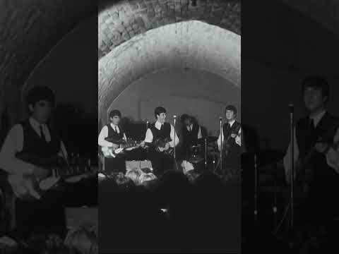 Youtube: The Beatles rocking the Cavern Club one week after Ringo joined. (Upscaled) #thebeatles #shorts