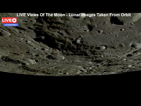 Youtube: LIVE View Artemis I Orion Flying Over The Moon (Angle 2)