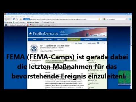 Youtube: Agenda 21 - FEMA CAMPS - Mehr Beweise!  Unterwasser-Särge Decken Essensrationen Vorbereitungen 2011