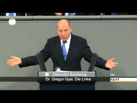 Youtube: Gregor Gysi, DIE LINKE: »Unter Kohl war die Marktwirtschaft noch sozialer als heute«