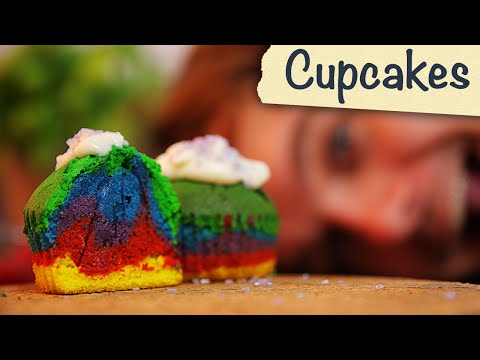 Youtube: Wie man Rainbow Cupcakes macht!