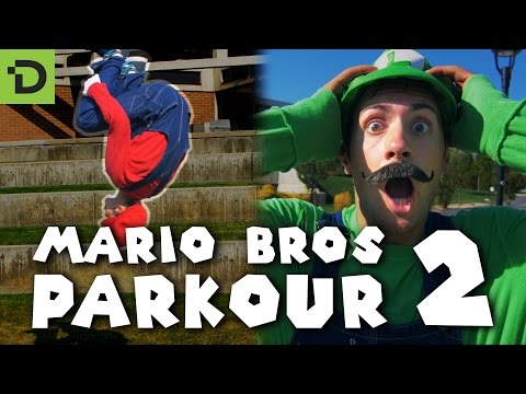 Youtube: Super Mario Brothers Parkour 2 [In Real Life] - Mario Maker [4K]