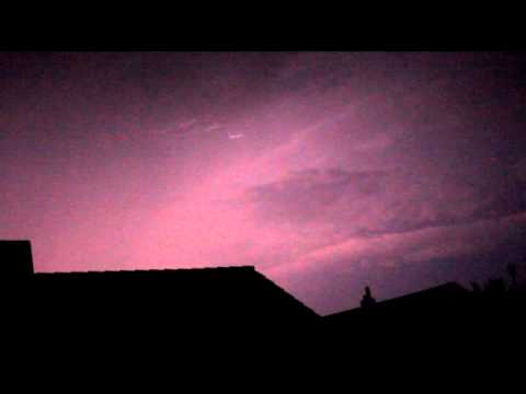 Youtube: Gewitter mit extremer Blitzrate (Stroboskopgewitter), Thunderstorm in Germany with extreme lightning