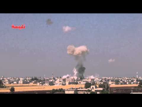 Youtube: تلبيسة هااااام جدا 25 7 2012 القصف بطيران الميغ على أحياء المدينة والإنفجارات التي تحصل