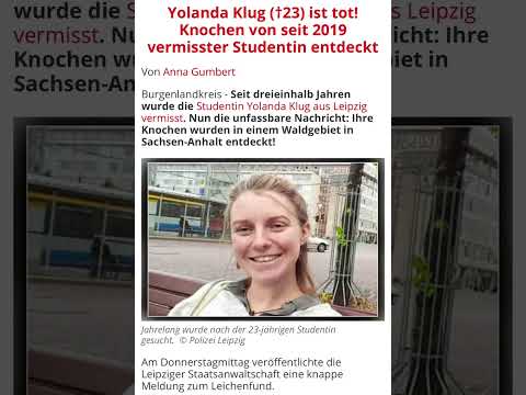 Youtube: Yolanda Klug ist tot !