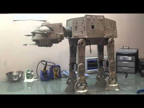 Youtube: Star Wars Imperial AT-AT Walker robot. The force is with me!