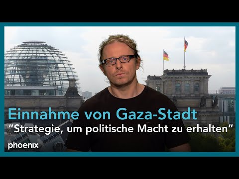 Youtube: Pläne zur Besetzung von Gaza-Stadt: Nahostexperte Peter Lintl mit Einschätzungen | 08.08.25