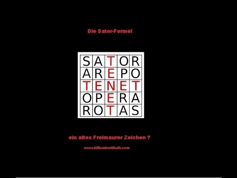 Youtube: Das SATOR -Quadrat ein hermetisches Zeichen derTempler und Freimaurer?