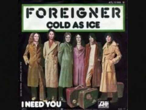Youtube: Cold As Ice - Foreigner (1977)