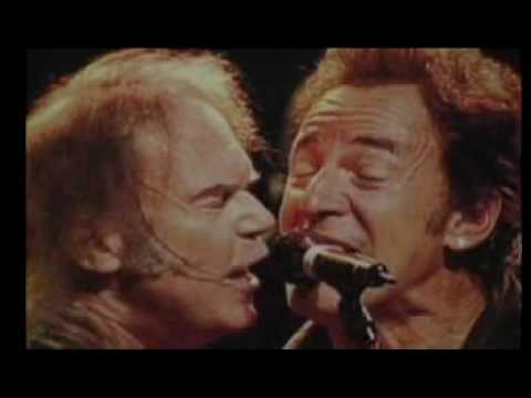 Youtube: Bruce Springsteen and Neil Young - All Along The Watchtower 2004