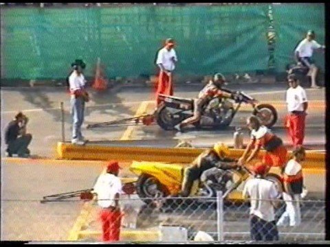 Youtube: Drag Racing 1994 - Super Twin Top Fuel final - Nitrolympix Hockenheim