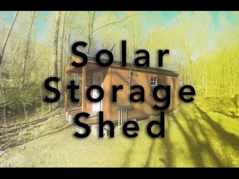 Youtube: Solar Storage Shed