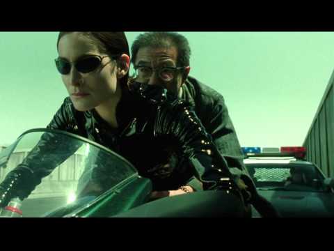 Youtube: The Matrix Reloaded: Trinity on Ducati 996