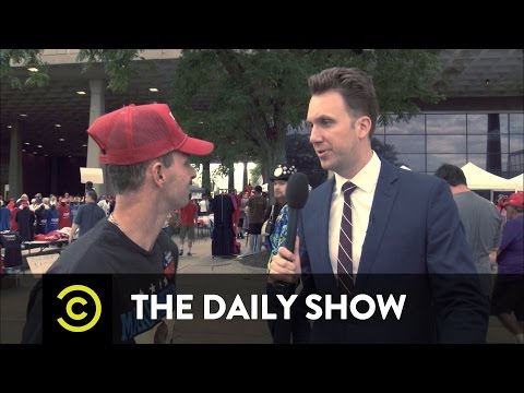 Youtube: Jordan Klepper Fingers the Pulse - Conspiracy Theories Thrive at a Trump Rally: The Daily Show