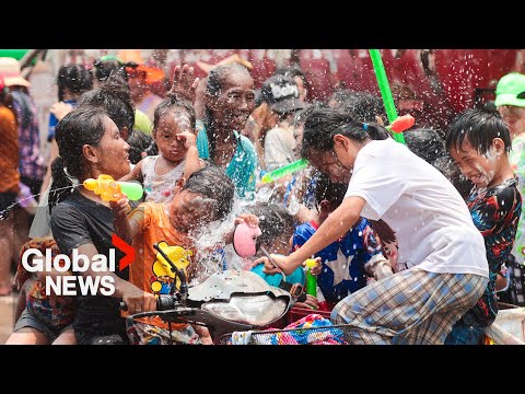 Youtube: Thailand’s annual Songkran water festival kicks off with a splash in Bangkok