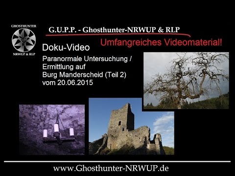 Youtube: Die Geisterjäger auf Burg Manderscheid - Teil 2