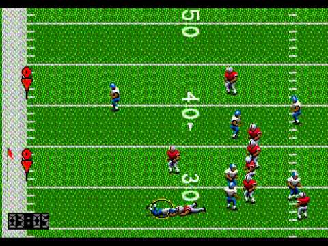 Youtube: Joe Montana Football (Sega Genesis) Demo Gameplay (1st Quarter)