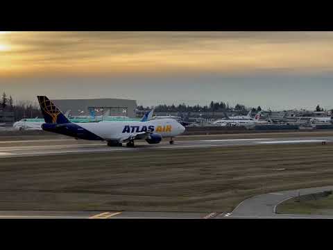 Youtube: Bye bye Jumbo-Jet: The take off of the final Boeing 747 from Paine Field.
