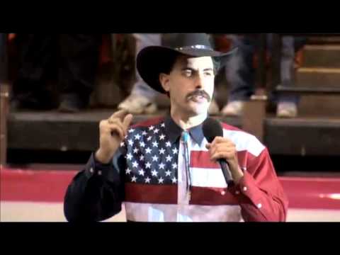 Youtube: Borat's Rant And National Anthem At Rodeo