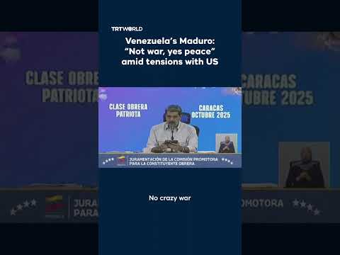 Youtube: Venezuelas Maduro überbringt auf Englisch eine Botschaft, in der er zum Frieden mit den USA aufruft