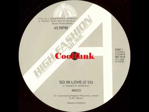 Youtube: Nicci - So In Love (12 inch 1985)