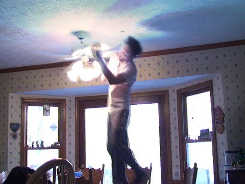 Youtube: Ceiling Fan Trick Knockdown