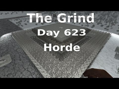 Youtube: 7 Days to Die - Horde Grinder - Day 623 Horde Attack