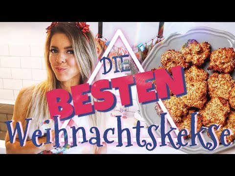 Youtube: Die BESTEN FITNESS WeihnachtsKEKSE backen 💖2 PLÄTZCHEN REZEPTE Weihnachten 💖 DIÄT LOW CARB Protein