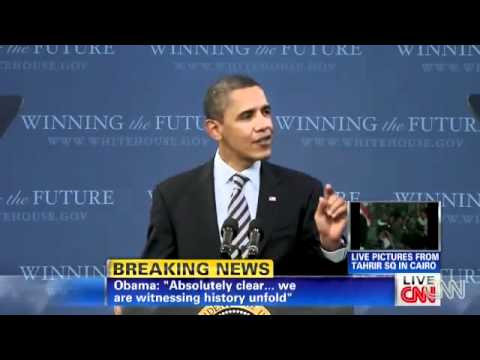 Youtube: Obama und sein Teleprompter - FREMDSCHÄMEN, einfach nur noch peinlich