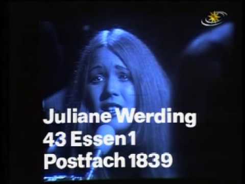 Youtube: Juliane Werding-connie cramer Hitparade1972