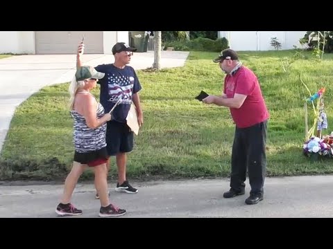 Youtube: Neighbor Freaks Out at Brian Laundrie Protesters