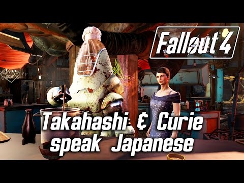 Youtube: Fallout 4 - Takahashi & Curie speak Japanese