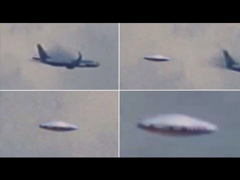 Youtube: UFO Out Of The Cloud Near The Plane, April 25, 2014