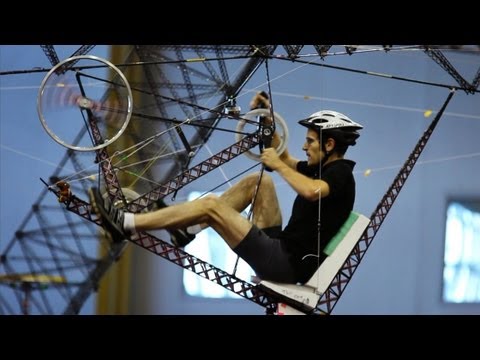 Youtube: Human-Powered Helicopter: Straight Up Difficult | SKUNK BEAR