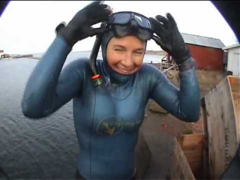 Youtube: Cold undersea world on stormy winter islands
