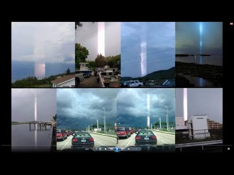 Youtube: Crazy! Strange Beams Of Light Captured Worldwide This Month