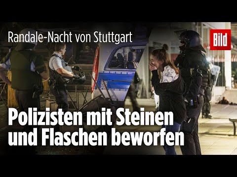 Youtube: So kam es zur Randale-Nacht von Stuttgart: Alles begann mit einer Routine-Kontrolle