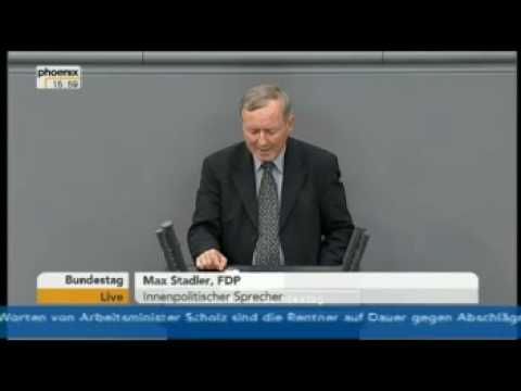 Youtube: Bundestag Debatte zur Internetzensur - 2 - Max Stadler FDP
