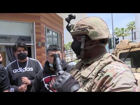 Youtube: National Guardsman Moved To Tears Speaking To Young Man