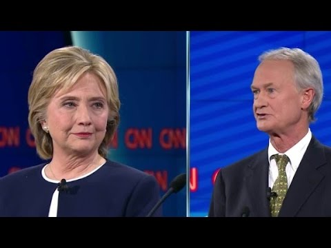 Youtube: (Democratic Debate) Hillary Clinton declines to respond to Chafee on email