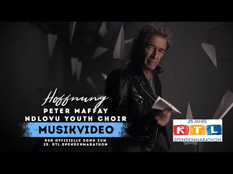 Youtube: Peter Maffay, Ndlovu Youth Choir – Hoffnung (Offizielles Video zum 25. RTL-Spendenmarathon)