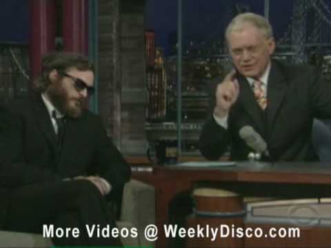 Youtube: Joaquin Phoenix Bizzarre appearance on Letterman