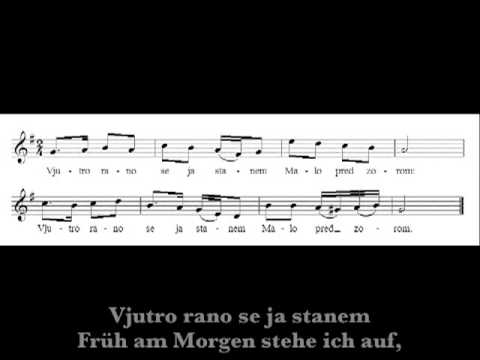 Youtube: Stal se jesem (Ich bin aufgestanden) Klavier mit Kroatisch und Deutsch Untertiteln