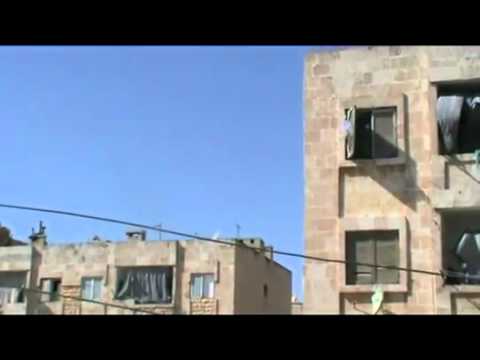 Youtube: حلب | مساكن هنانو • القصف بالطيران الحربي 29-8-2012