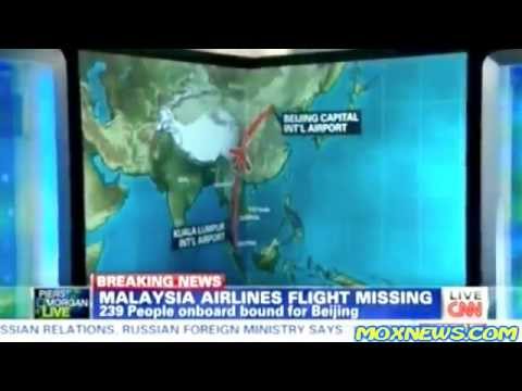 Youtube: [FIRST NEWS REPORT FROM CNN] BREAKING! Malaysia Airlines Flight 370 With 239