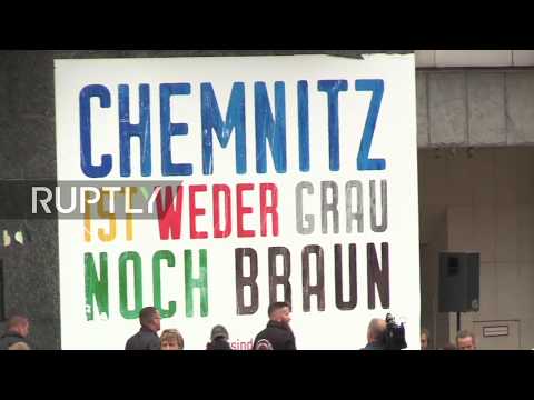 Youtube: LIVE: Anti-migrant ‘silent march’ takes place in Chemnitz, counter-protest expected