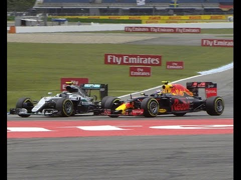 Youtube: Nico Rosberg's aggressive maneuver cost him 5 seconds penalty - Hockenheim GP 2016