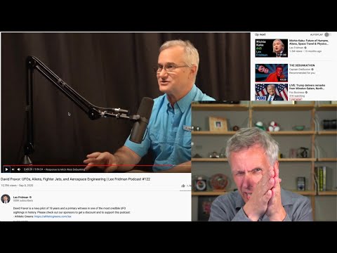 Youtube: Response to David Fravor "debunking" me on Lex Fridman